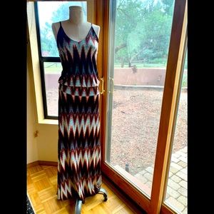 Veronica M Aztec Print Maxi